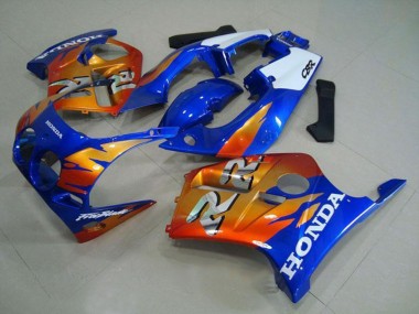 Best 1988-1989 Honda CBR250RR MC19 Motorcycle Fairings - White Blue Orange