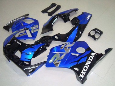 Best 1988-1989 Honda CBR250RR MC19 Motorcycle Fairings - Blue Glossy Black