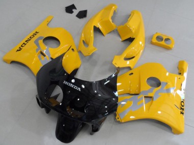 Best 1990-1998 Honda CBR250RR MC22 Motorcycle Fairing Kits - Yellow Glossy Black
