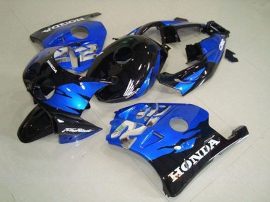 Best 1990-1998 Honda CBR250RR MC22 Motorcycle Fairings - Blue Glossy Black