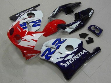 Best 1990-1998 Honda CBR250RR MC22 Motorcycle Fairings - White Red Glossy Black