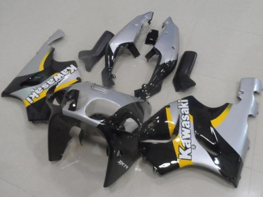 Best 1996-2003 Kawasaki ZX7R Motorcycle Fairings - Silver Glossy Black Yellow