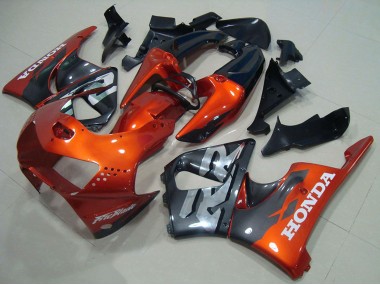 Best 1998-1999 Honda CBR900RR 919 Motorcycle Fairings - Orange Grey