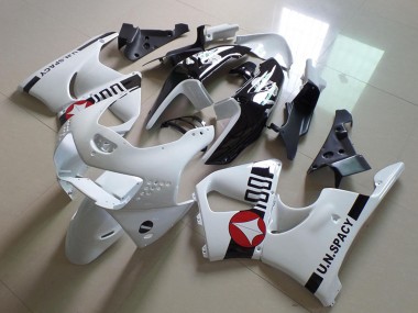 Best 1998-1999 Honda CBR900RR 919 Motorcycle Fairings - White Red Glossy Black U.N.Spacy