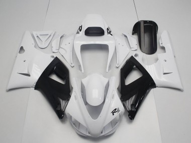 Best 1998-1999 Yamaha YZF R1 Motorcycle Fairings - Pearl White Black