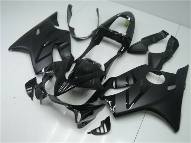Best 2001-2003 Honda CBR600 F4i Motorcycle Fairings - Glossy Black Matte Black