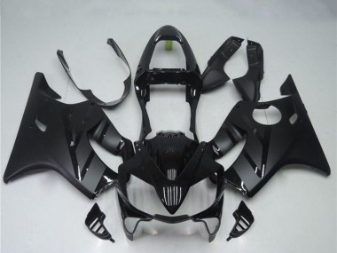 Best 2001-2003 Honda CBR600 F4i Motorcycle Fairings - Glossy Black Matte Black