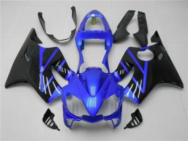 Best 2001-2003 Honda CBR600 F4i Motorcycle Fairing - Blue Glossy Black