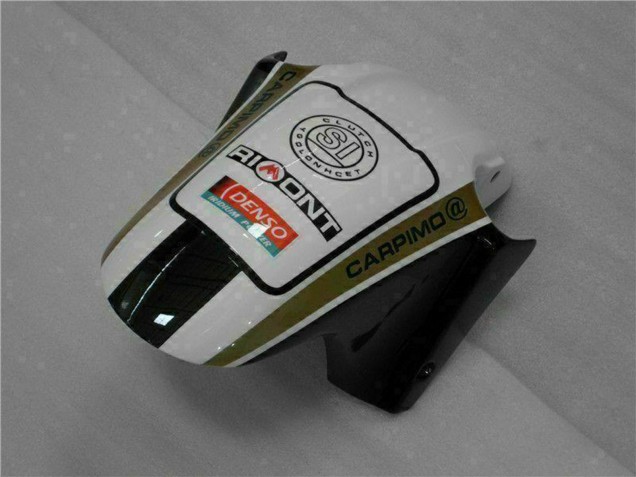 2001-2003 Honda CBR600 F4i Motorcycle Fairings - White Yellow Glossy Black Playboy