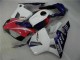 2003-2004 Honda CBR600RR Motorcycle Fairing - White Red Blue
