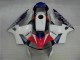 2003-2004 Honda CBR600RR Motorcycle Fairing - White Red Blue