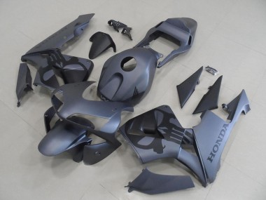 Best 2003-2004 Honda CBR600RR Motorcycle Fairings - Matte Grey Black