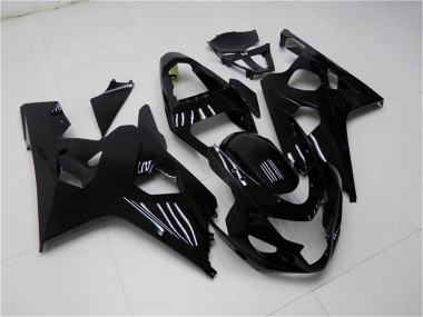 Best 2004-2005 Suzuki GSXR 600/750 Motorcycle Fairings - Glossy Black