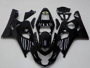 Best 2004-2005 Suzuki GSXR 600/750 Motorcycle Fairings - Glossy Black