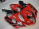 2004-2005 Suzuki GSXR 600/750 Motorcycle Fairings - Red Black
