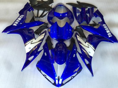 Best 2004-2006 Yamaha YZF R1 Motorcycle Fairings - Blue White