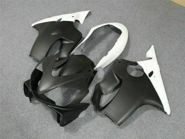 Best 2004-2007 Honda CBR600 F4i Motorcycle Fairings - White Matte Black