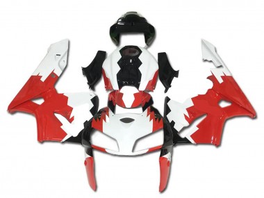 Best 2005-2006 Honda CBR600RR Bike Fairings - White Red Black