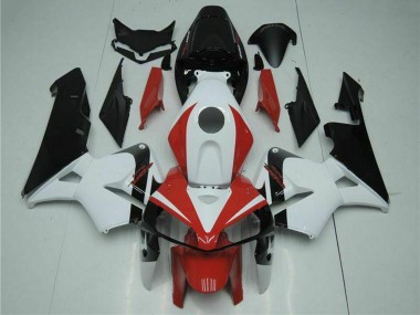 Best 2005-2006 Honda CBR600RR Motorcycle Fairing Kits - White Red Black