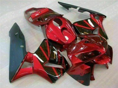 Best 2005-2006 Honda CBR600RR Bike Fairings - Red Black