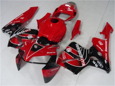 Best 2005-2006 Honda CBR600RR Motorcycle Fairings Kit - Red Black