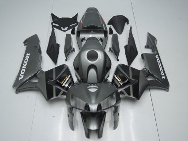 Best 2005-2006 Honda CBR600RR Motorcycle Fairing Kits - Grey Black