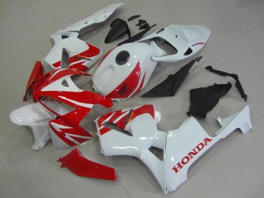 Best 2005-2006 Honda CBR600RR Motorcycle Fairings - White Red