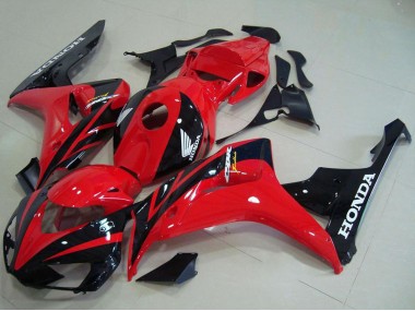Best 2006-2007 Honda CBR1000RR Motorcycle Fairing Kits - Red Glossy Black