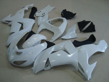 Best 2006-2007 Kawasaki ZX10R Motorcycle Fairings - White