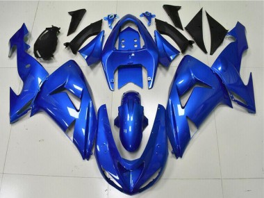 Best 2006-2007 Kawasaki ZX10R Motorcycle Fairing - Blue