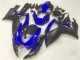 2006-2007 Suzuki GSXR 600/750 Motorcycle Fairings - Blue Matte Black