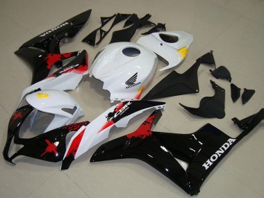 Best 2007-2008 Honda CBR600RR Motorcycle Fairings - White Yellow Red Glossy Black