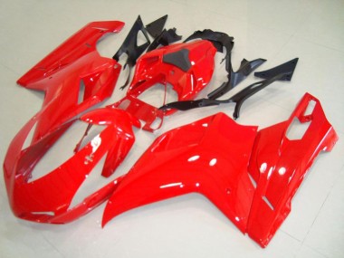 Best 2007-2014 Ducati 848 1098 1198 Motorcycle Fairings - Red