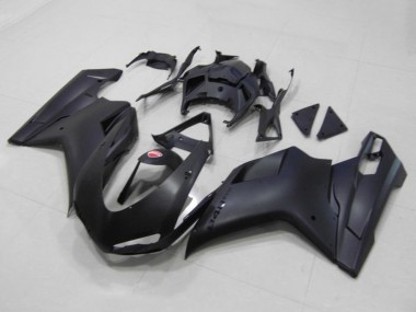 Best 2007-2014 Ducati 848 Motorcycle Fairings - Matte Black