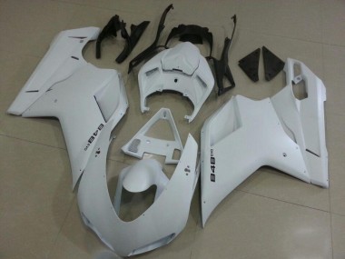 Best 2007-2014 Ducati 848 Motorcycle Fairings - White
