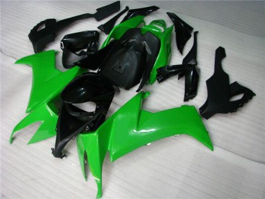 Best 2008-2010 Kawasaki ZX10R Motorcycle Fairing Kits - Green Black