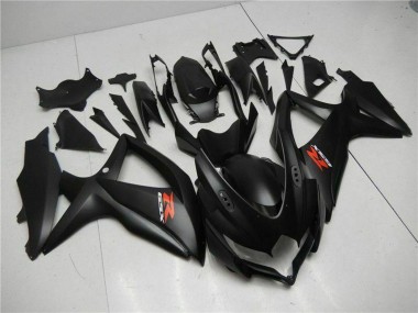 Best 2008-2010 Suzuki GSXR 600/750 Motorcycle Fairings - Matte Black Red