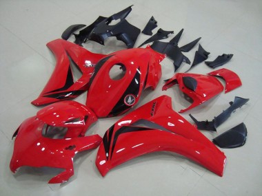 Best 2008-2011 Honda CBR1000RR Motorcycle Fairing Kits - Red Glossy Black OEM Style