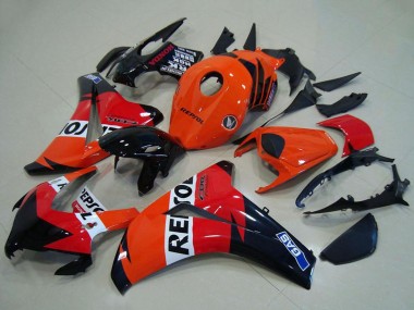 Best 2008-2011 Honda CBR1000RR Abs Fairings - Orange White Red Glossy Black Repsol