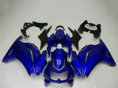 Best 2008-2012 Kawasaki EX250 Motorcycle Fairings - Blue