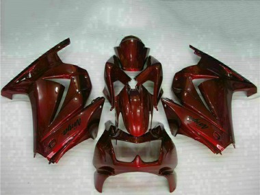 Best 2008-2012 Kawasaki EX250 Motorcycle Fairings - Maroon Red