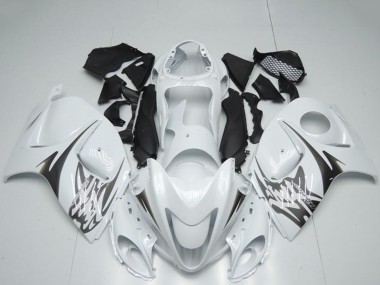 Best 2008-2020 Suzuki GSXR 1300 Hayabusa Motorcycle Fairings - White