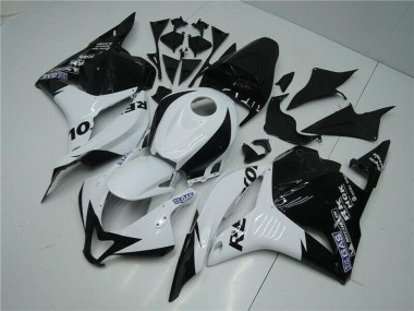 Best 2009-2012 Honda CBR600RR Motorcycle Fairing - White Glossy Black Repsol