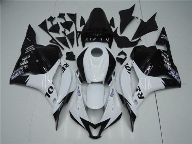 Best 2009-2012 Honda CBR600RR Motorcycle Fairing - White Glossy Black Repsol