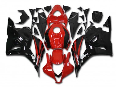 Best 2009-2012 Honda CBR600RR Motorcycle Fairing Kits - Red Glossy Black