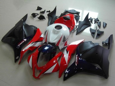 Best 2009-2012 Honda CBR600RR Motorcycle Fairings - White Red Dark Blue Glossy Black