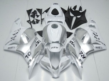 Best 2009-2012 Honda CBR600RR Motorcycle Fairings - White Silver Black Repsol