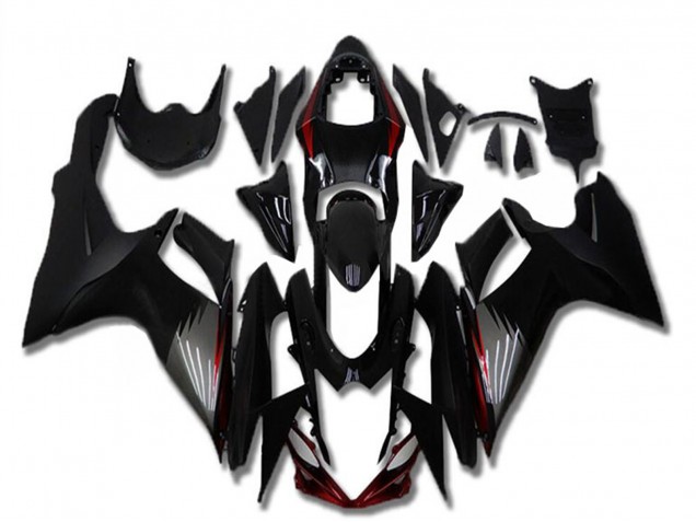2011-2024 Suzuki GSXR 600/750 Motorcycle Fairings - Glossy Black Matte Black Grey Red