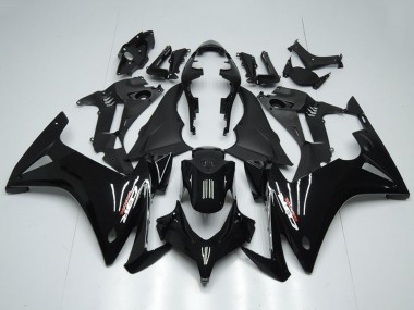 Best 2013-2015 Honda CBR500R Motorcycle Fairing - Glossy Black Matte Black