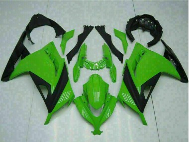Best 2013-2024 Kawasaki Ninja 300 EX300R Motorcycle Fairings - Green Black